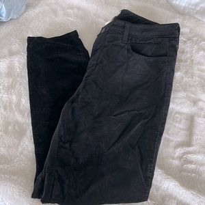 Bell velvet skinny pants